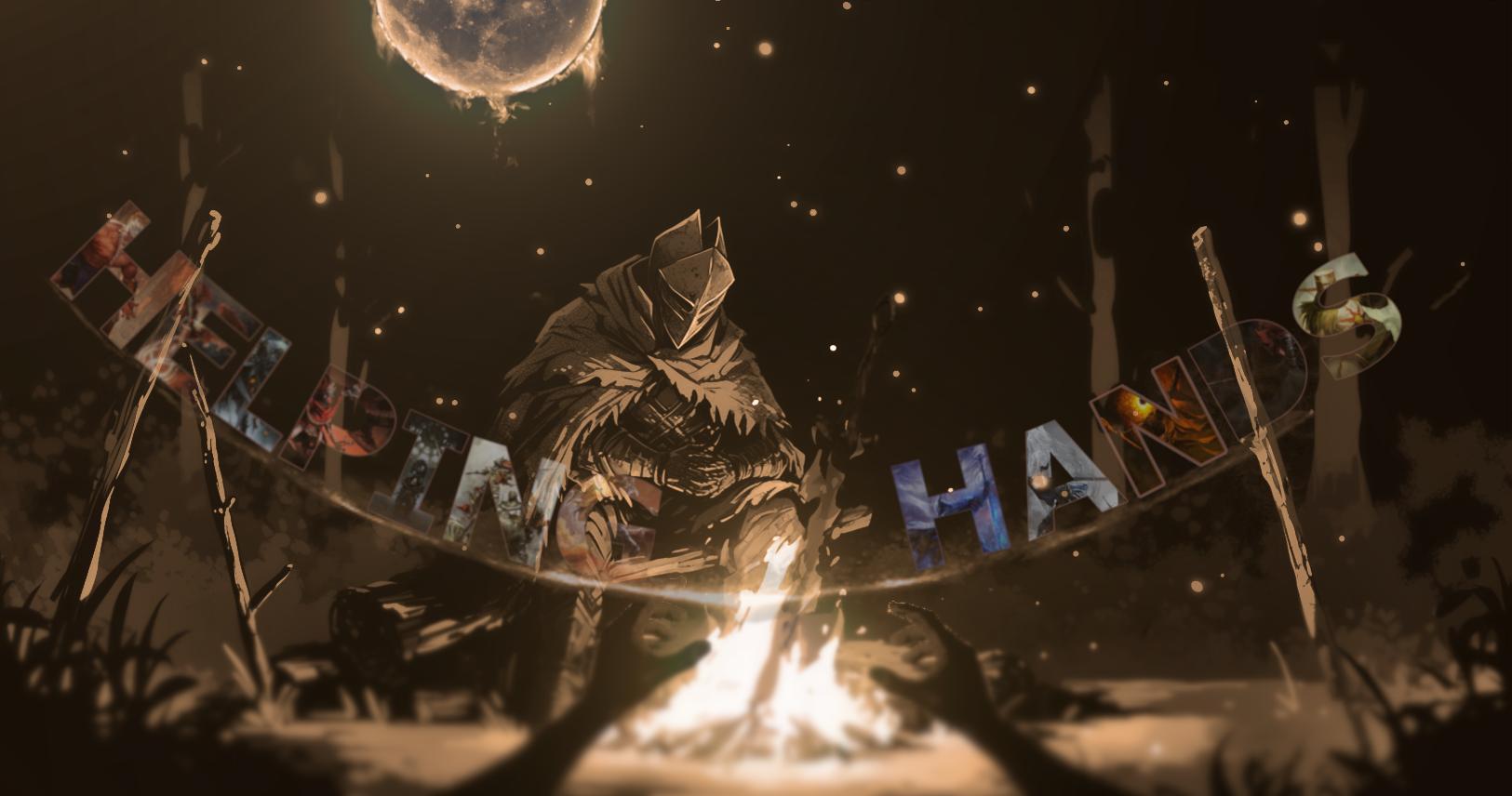 Discovery splash banner for Helping Hand’s Discord server