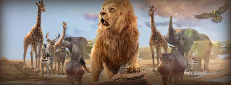 Discovery splash banner for Beast Lord: The New Land Discord server