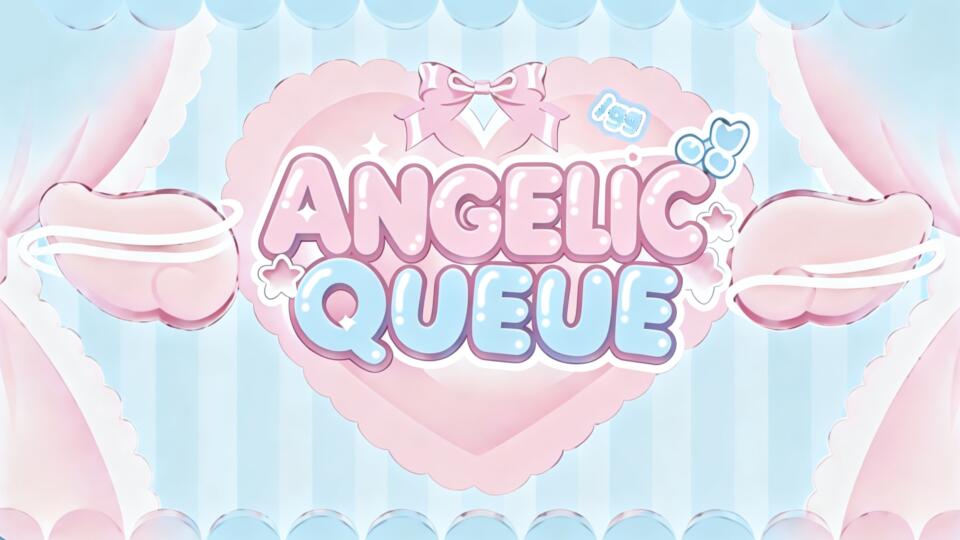 Discovery splash banner for Angelic Queue 🤍 Discord server