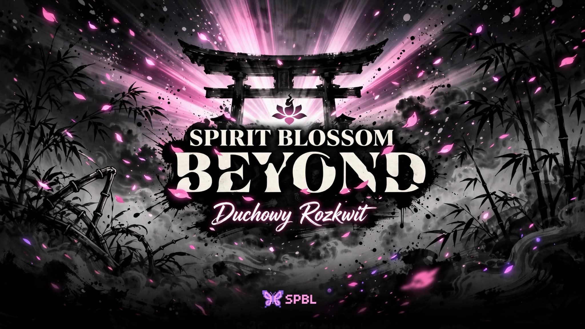 Discovery splash banner for SPBL • Spirit Blossom Discord server