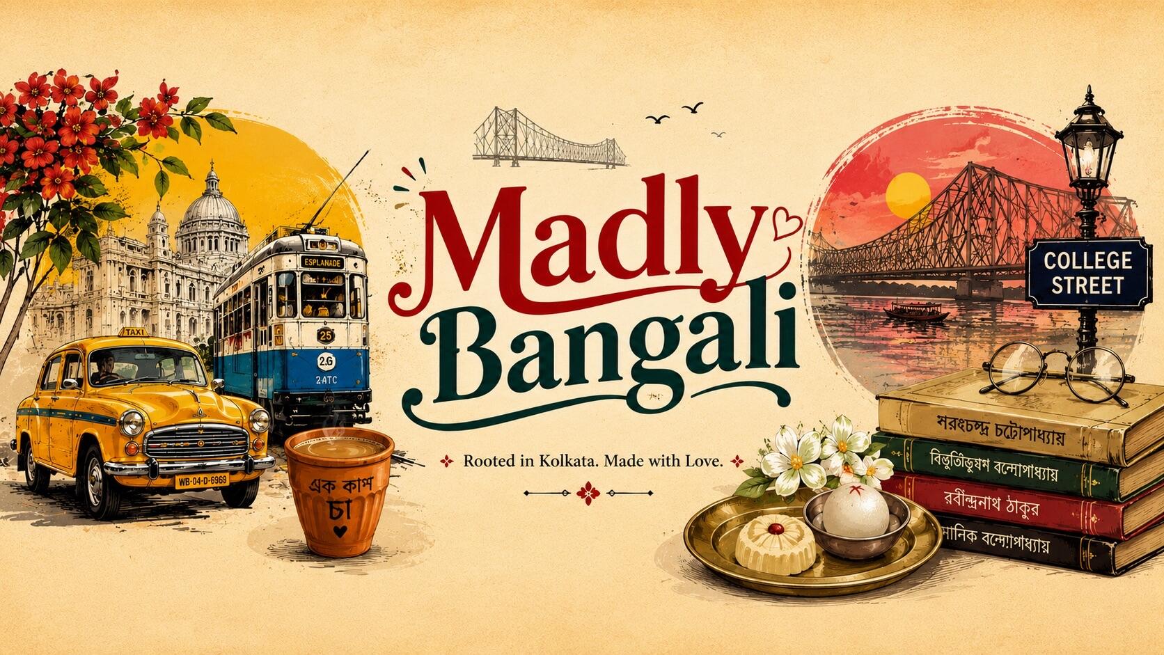 Discovery splash banner for Madly Bangali ® Discord server