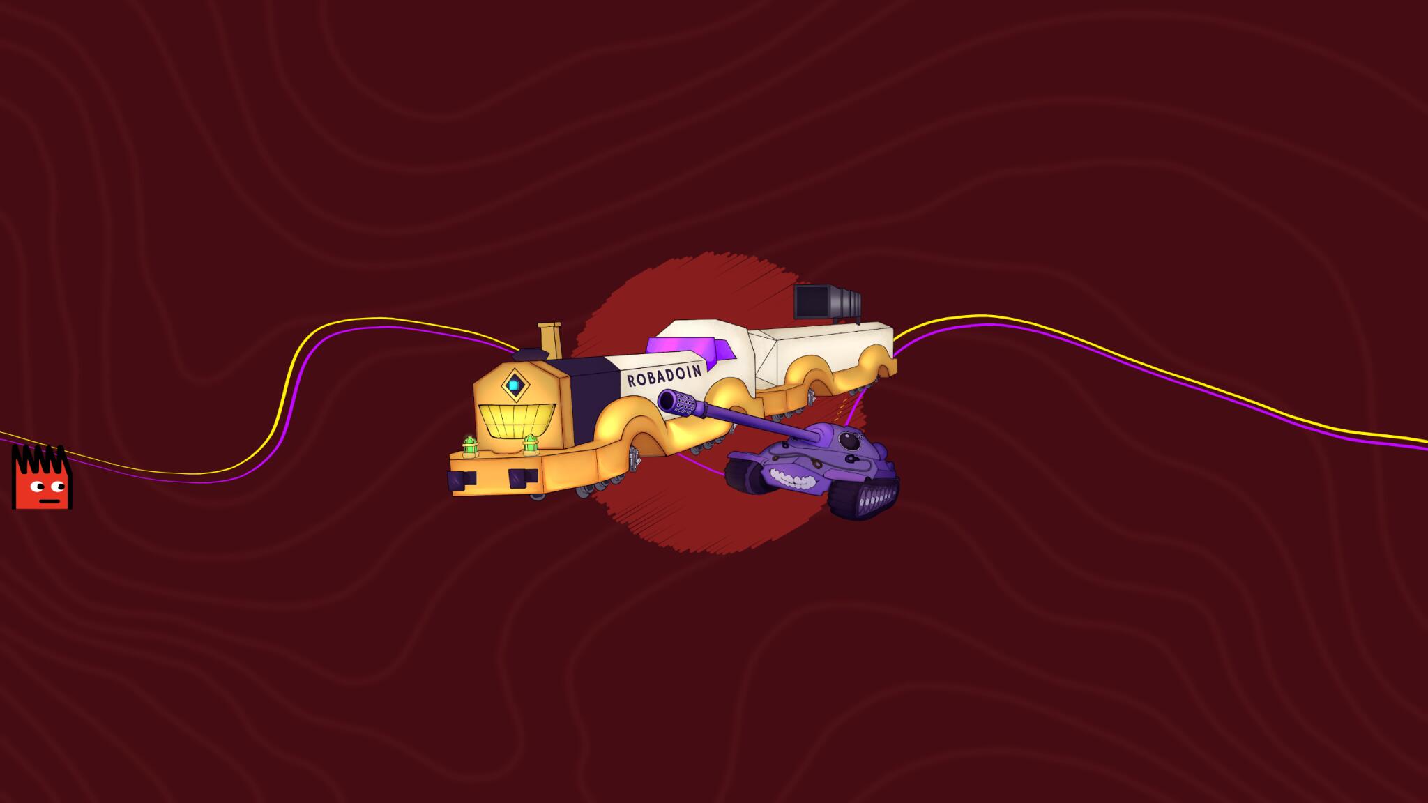 Discovery splash banner for Robadoin's HQ Discord server