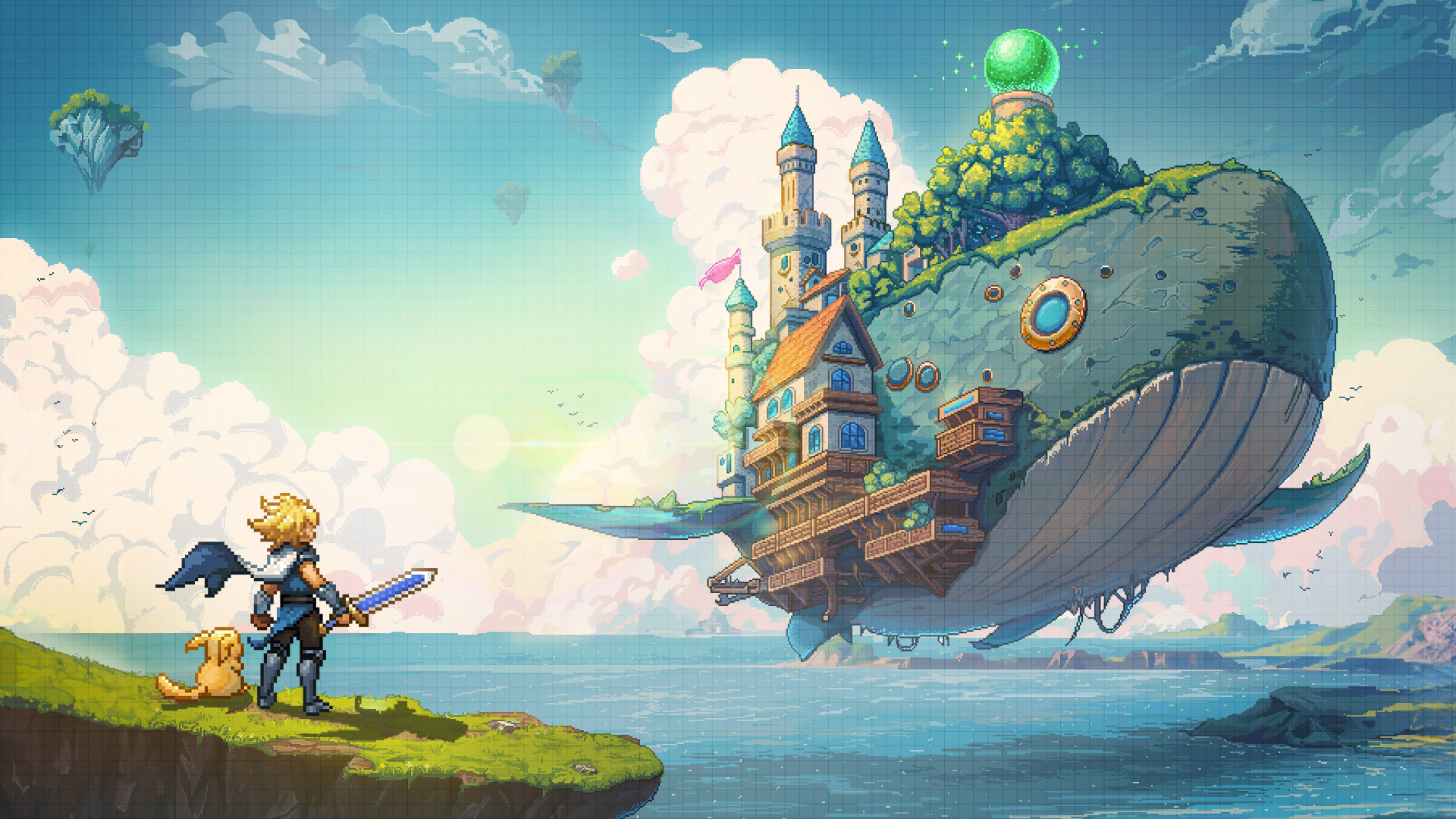 Discovery splash banner for Pixel Heroes Global Discord server
