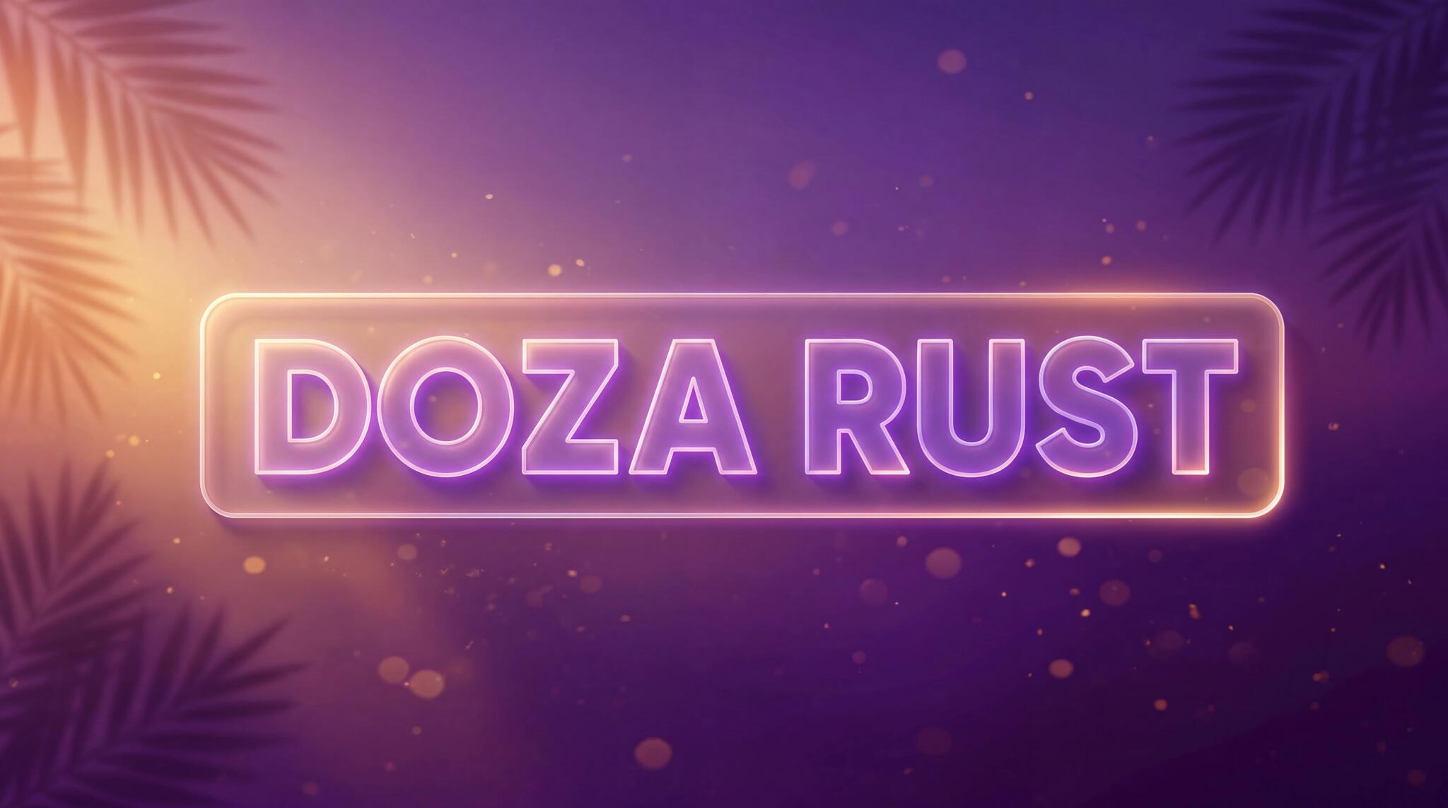 Discovery splash banner for DOZA RUST | Проект серверов Discord server