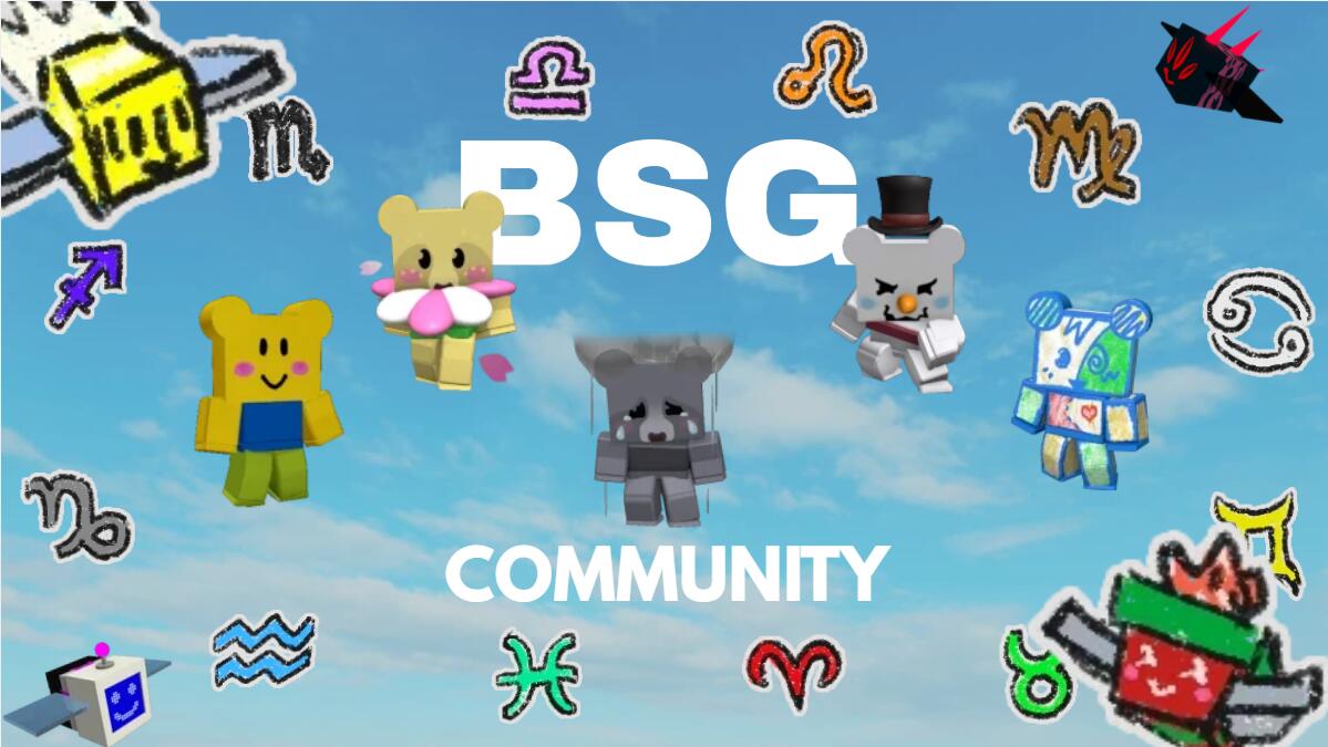 Discovery splash banner for BSS Grinders Discord server