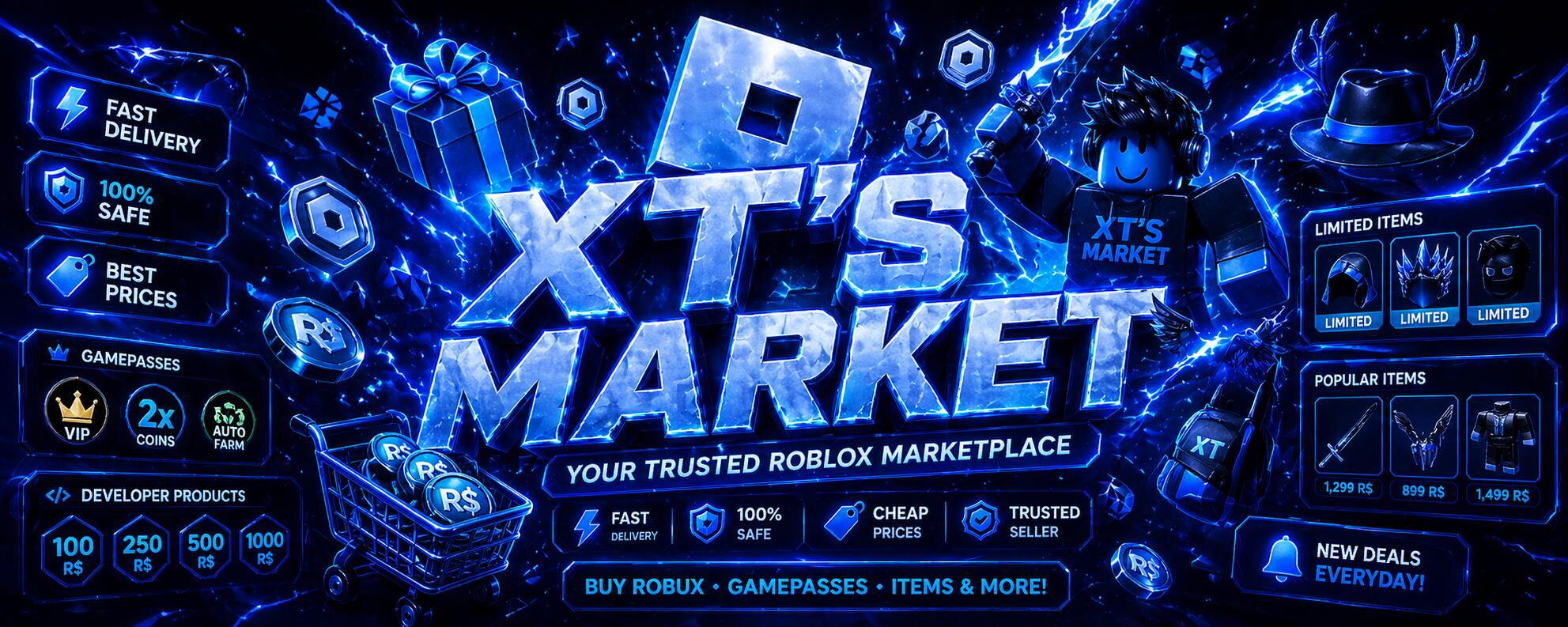 Discovery splash banner for XT's MM - Marketplace Discord server