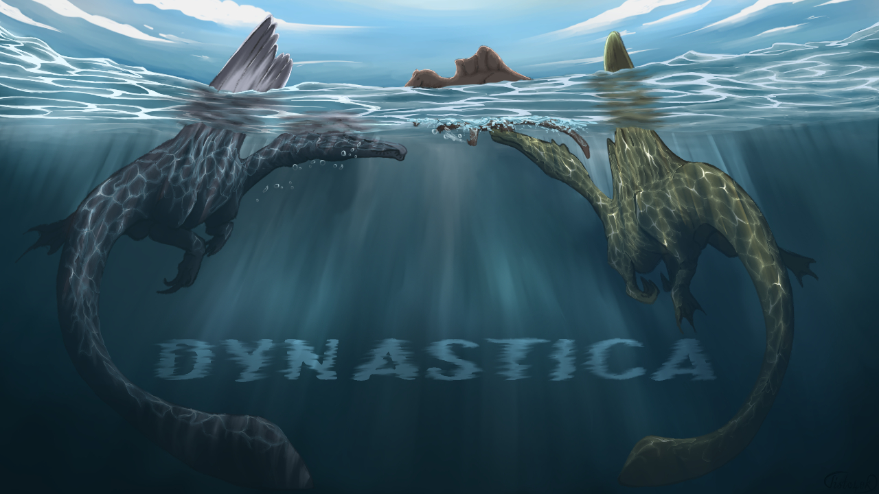 Discovery splash banner for Dynastica Discord server