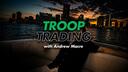 Discovery splash banner for Troop Trading | Education, Live Trading, Community Discord server