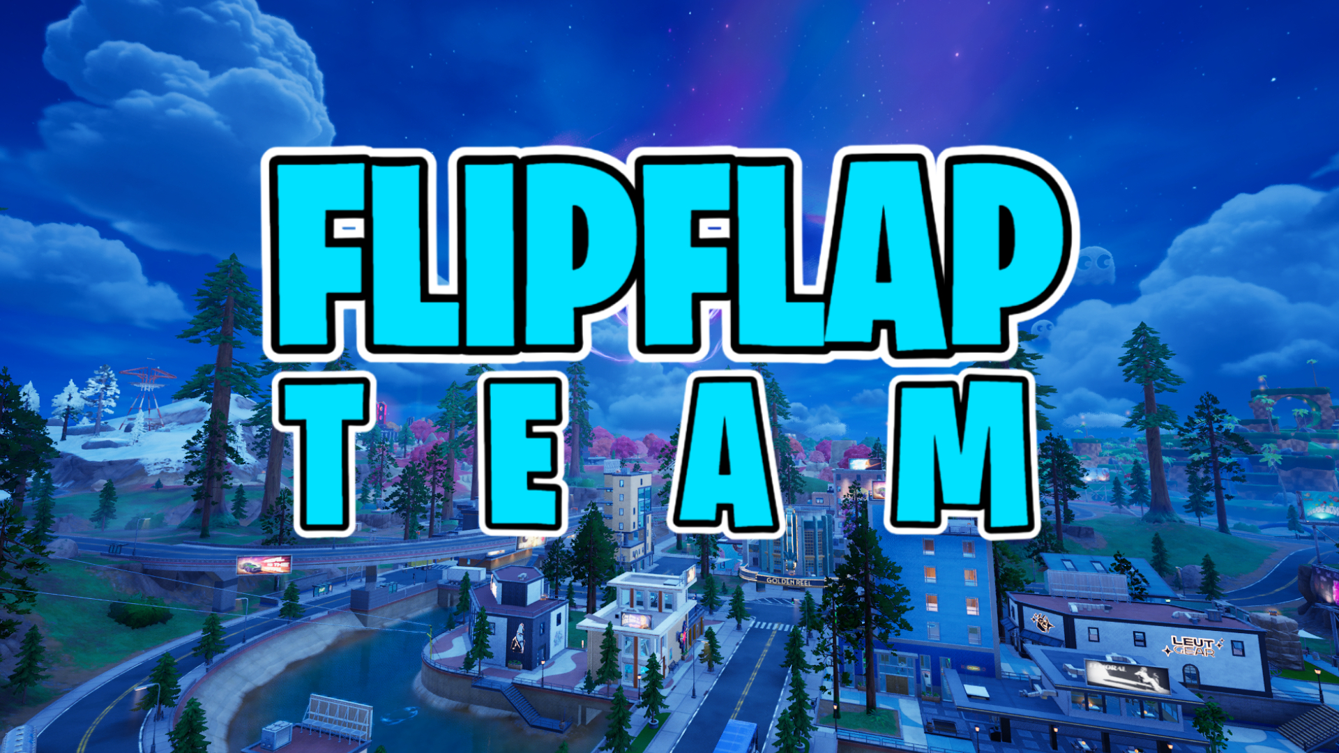 Discovery splash banner for Flipflap TEAM! Discord server
