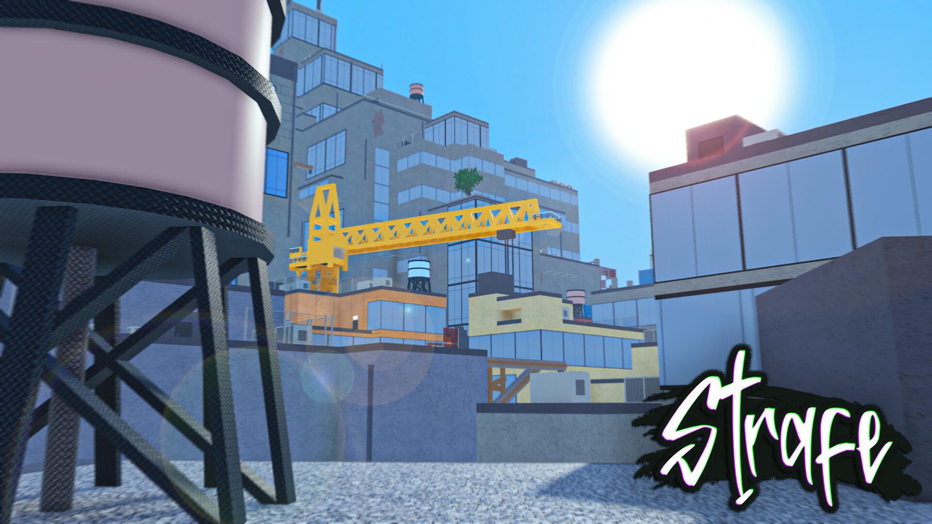Discovery splash banner for Strafe Official Discord server