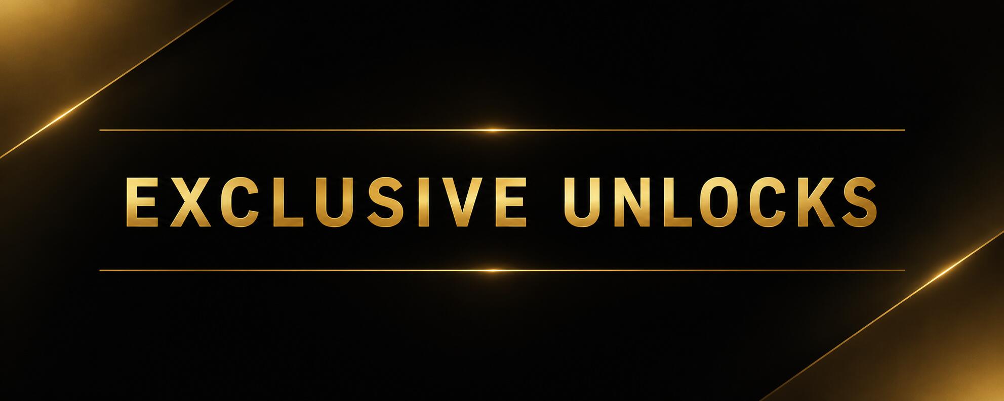 Discovery splash banner for Exclusive Unlocks Discord server