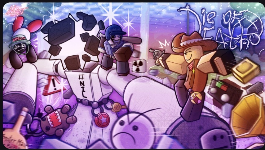 Discovery splash banner for Die Of Death Discord server