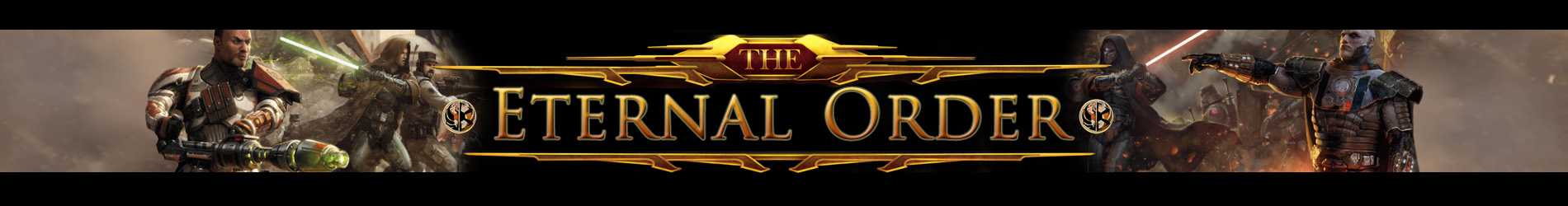 Discovery splash banner for The Eternal Order Discord server