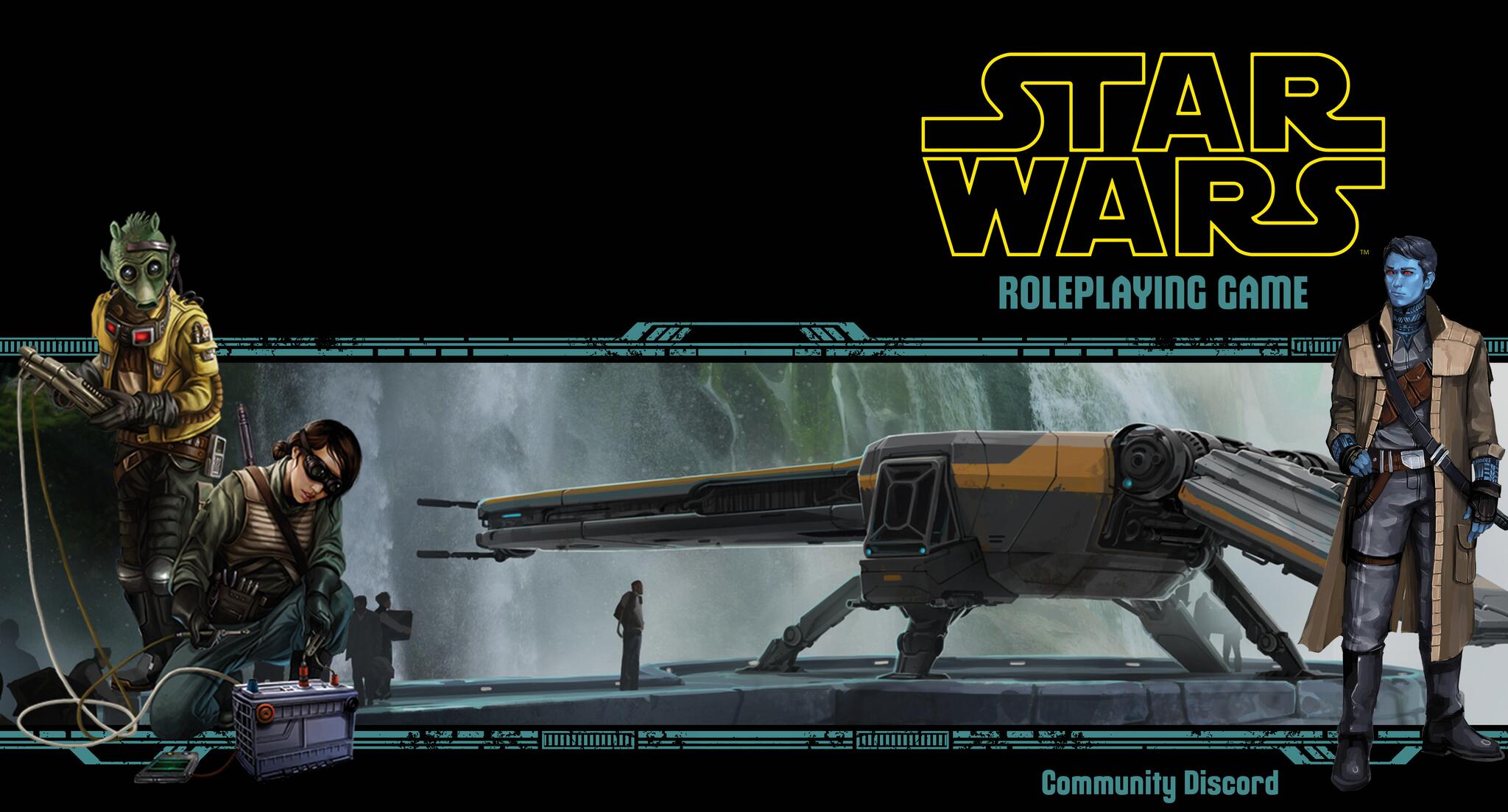 Discovery splash banner for Star Wars RPG Discord server