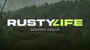 Discovery splash banner for RUSTY LIFE Discord server