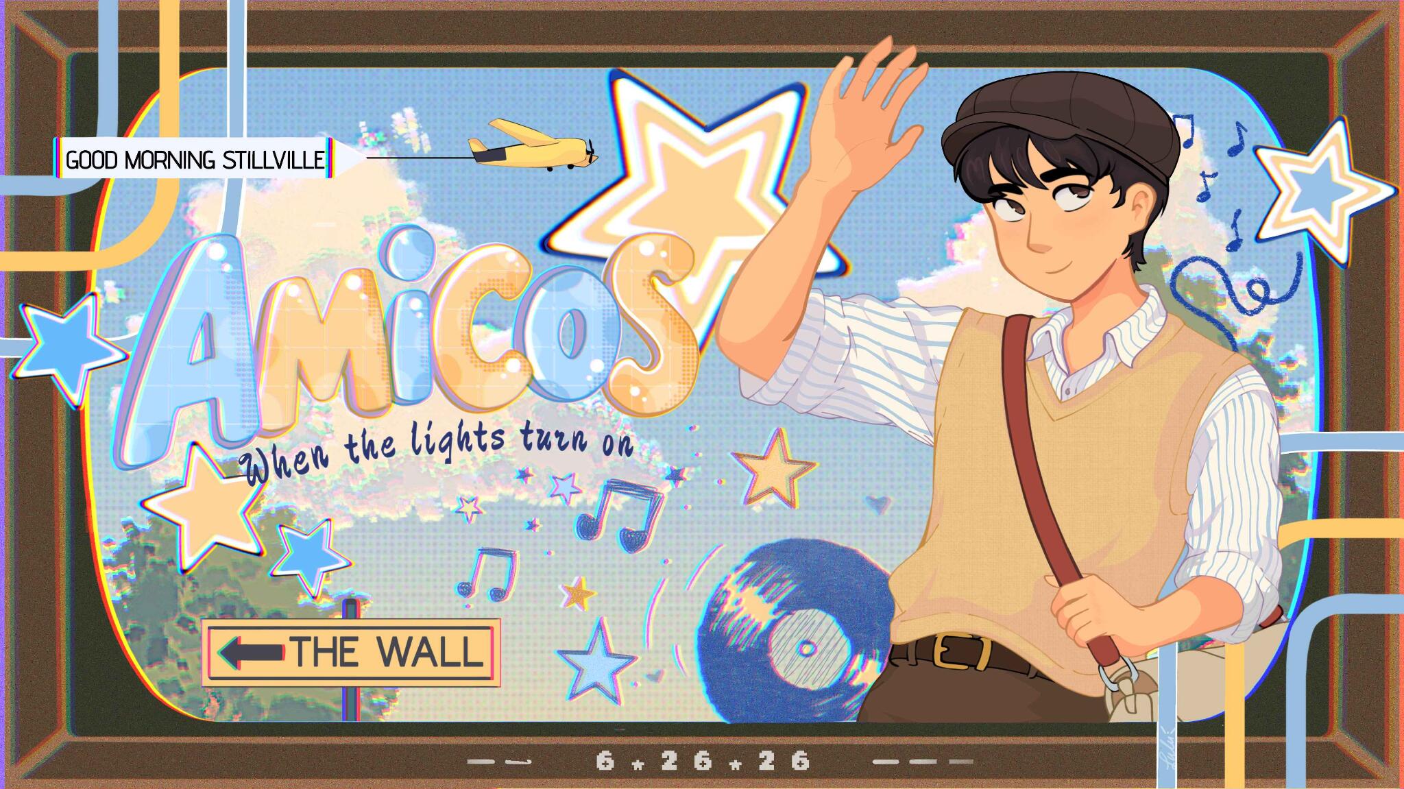 Discovery splash banner for amicos Discord server
