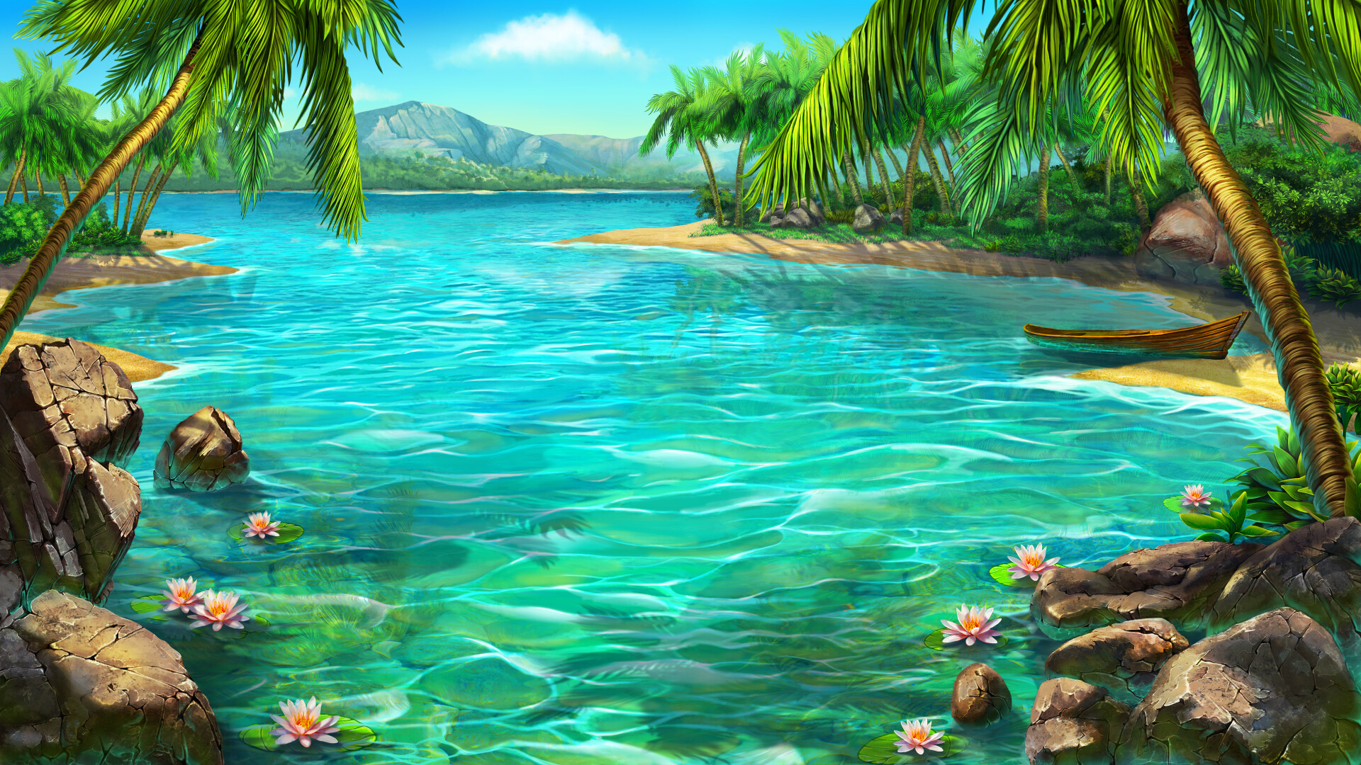 Discovery splash banner for Paradise Discord server