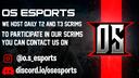 Discovery splash banner for OS ESPORTS® Discord server