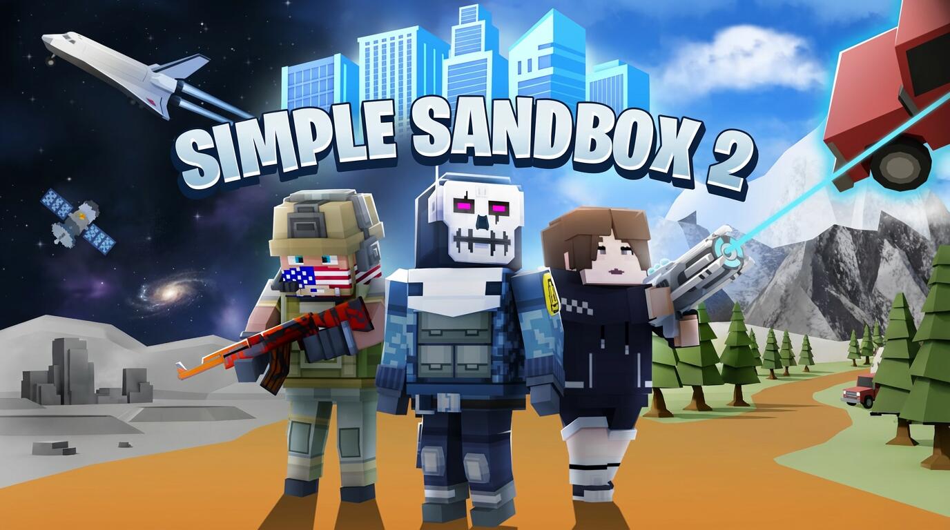 Discovery splash banner for Simple Sandbox 2 Discord server