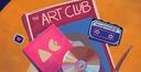 Discovery splash banner for Art Club Discord server