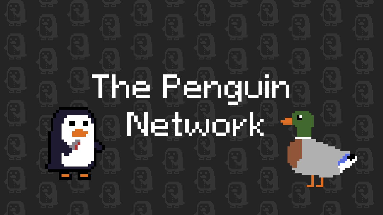 Discovery splash banner for The Penguin Network Discord server