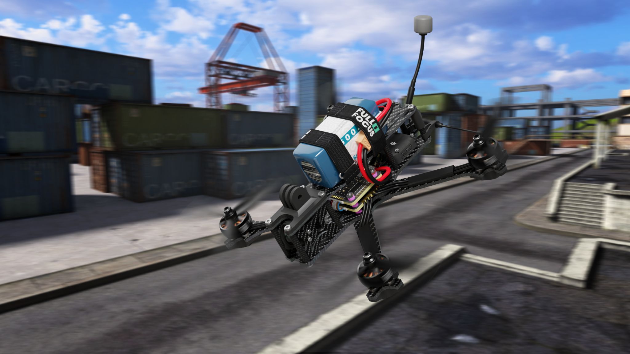 Discovery splash banner for FeelFPV Discord server