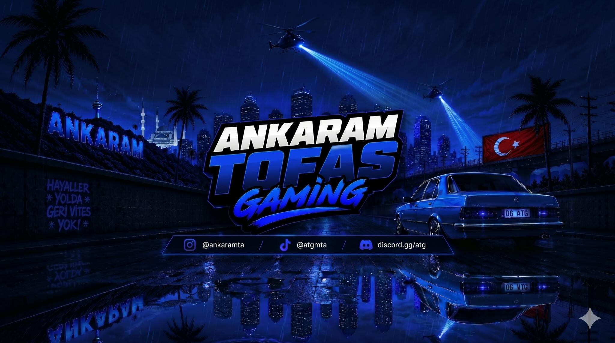 Discovery splash banner for MTA:SA Ankaram Tofas Gaming #ATG Discord server