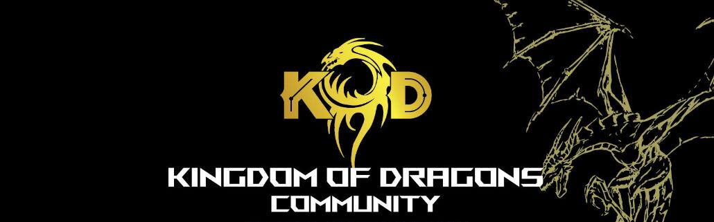 Discovery splash banner for KINGDOM OF DRAGONS Discord server