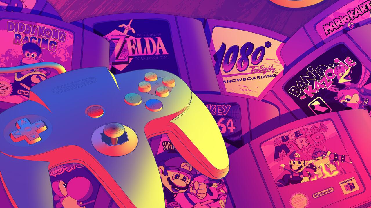 Discovery splash banner for Nintendo 64 Discord server