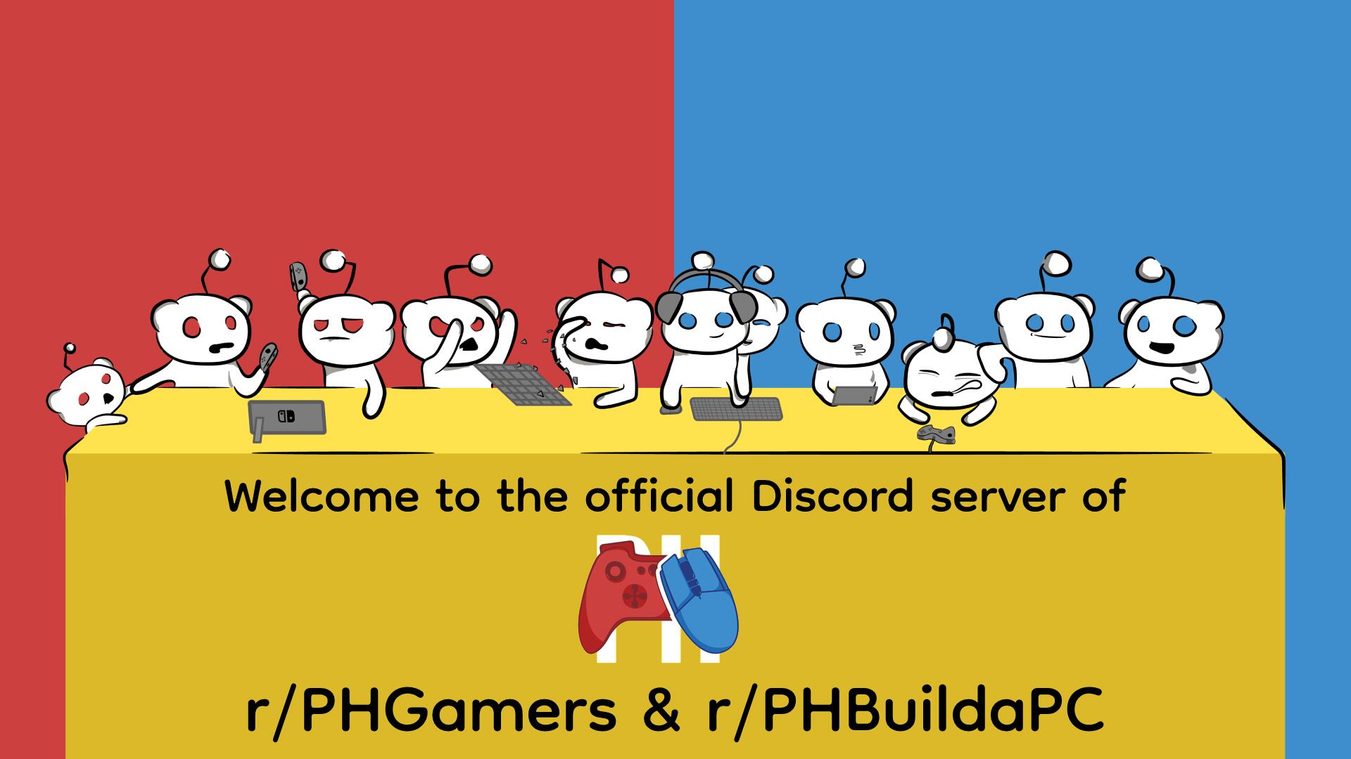 Discovery splash banner for r/PHG & r/PHBAPC Discord server