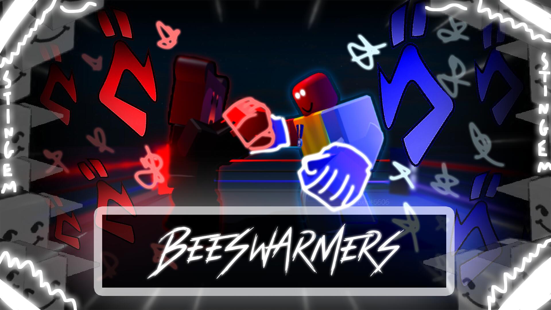 Discovery splash banner for Bee Swarmers Discord server