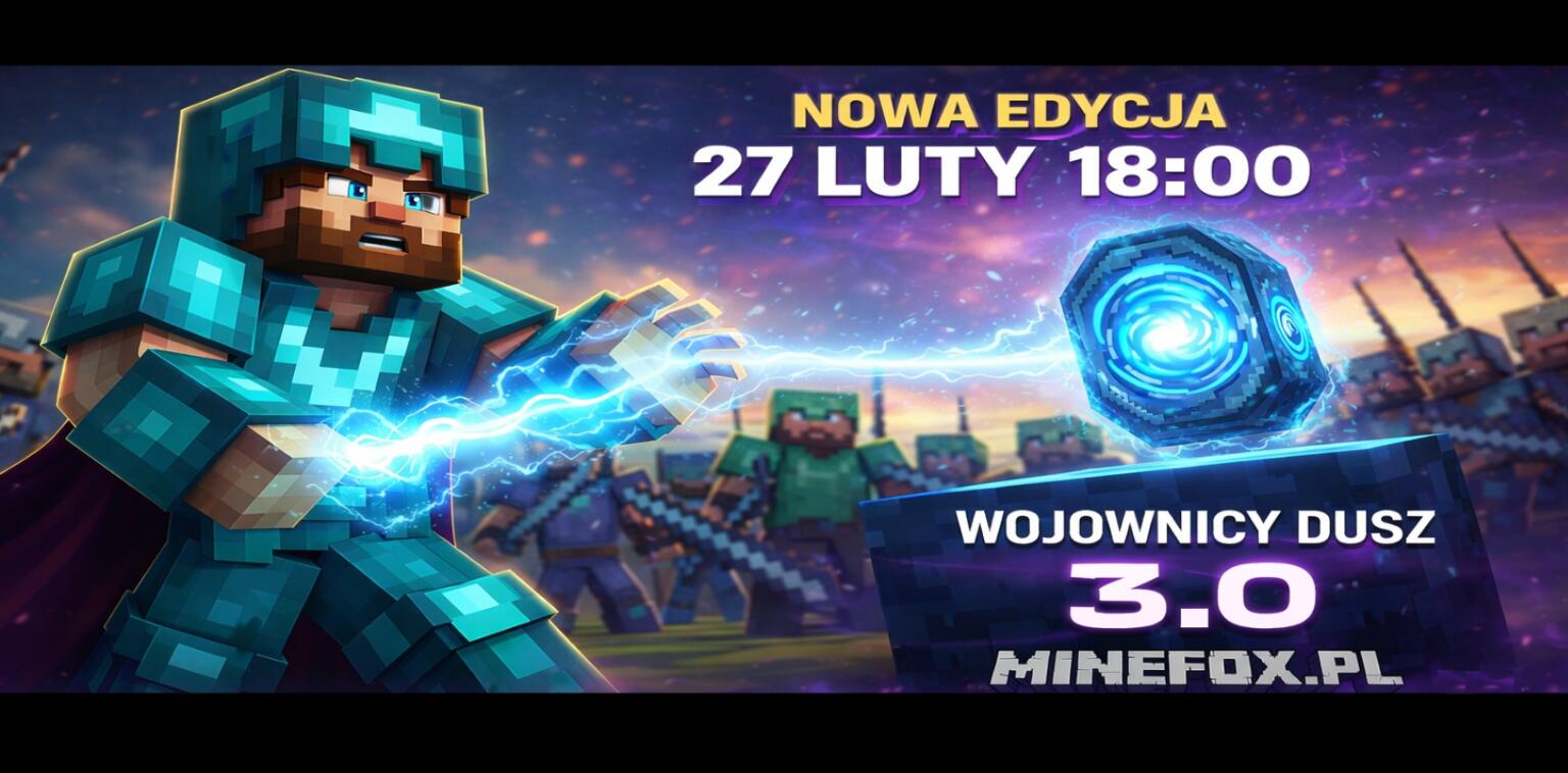 Discovery splash banner for MINEFOX.PL Discord server