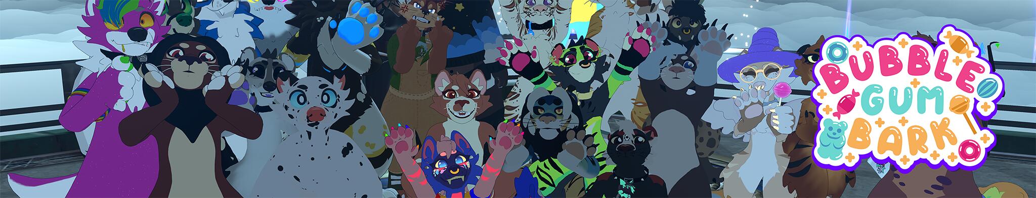 Discovery splash banner for ✨BubblegumBark Park✨ Discord server