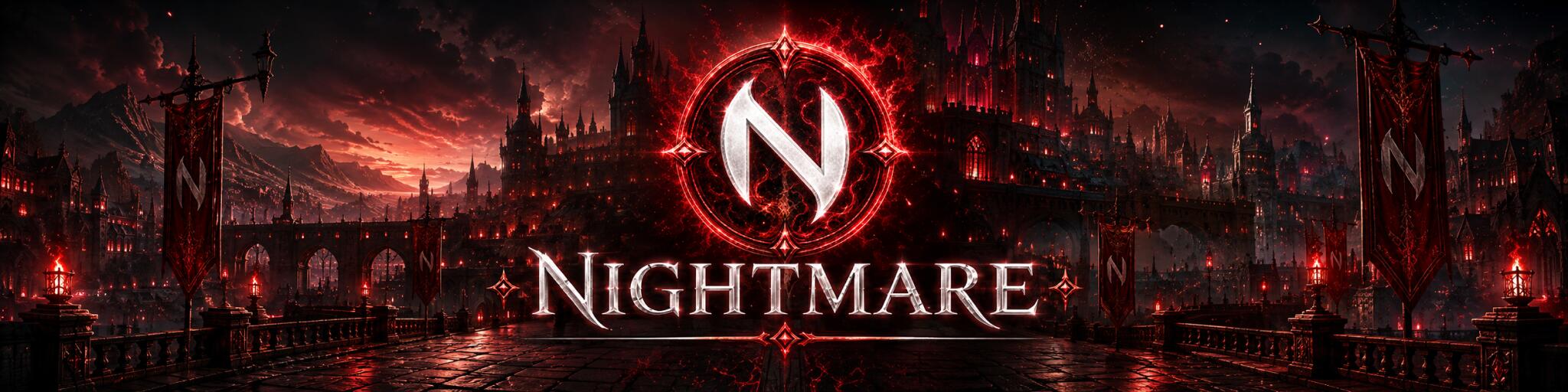 Discovery splash banner for Nightmare Discord server