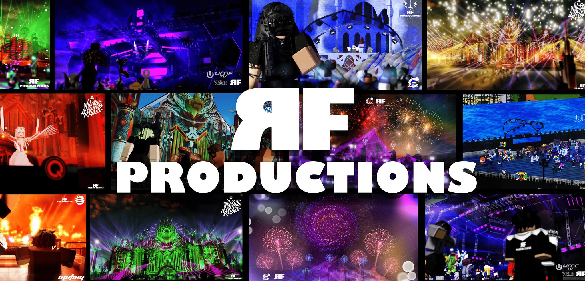 Discovery splash banner for RF Productions™ Discord server
