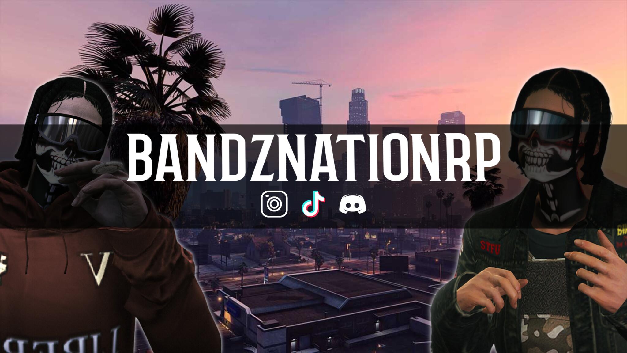 Discovery splash banner for BandzNationRP™ | Xbox Next Gen Discord server