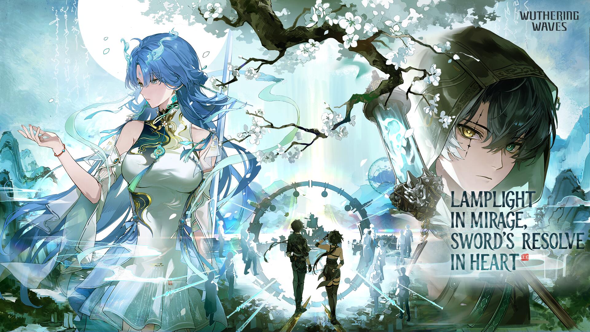 Discovery splash banner for Wuthering Waves Official Discord server